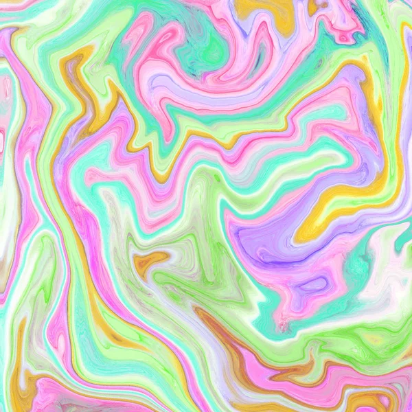 Liquid abstract background with oil painting streaks — Stock Photo, Image