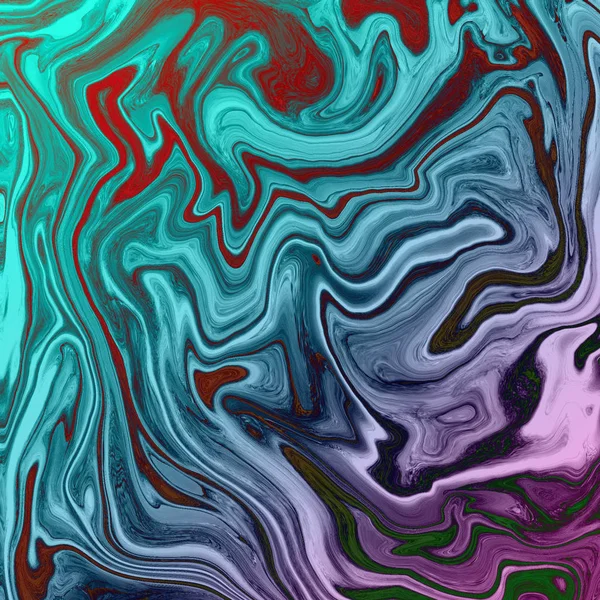 Fondo abstracto líquido con rayas de pintura al óleo —  Fotos de Stock