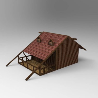 ev alanı işleme sonuçları blender uygulamasından 3D tasarım