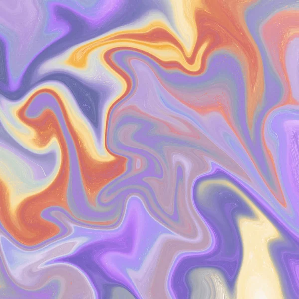 Liquid abstract background with oil painting streaks — Stock Photo, Image