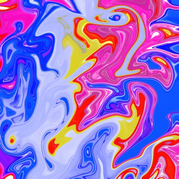 Liquid abstract background with oil painting streaks — Stock Photo, Image