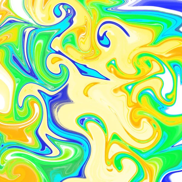 Liquid abstract background with oil painting streaks — Stock Photo, Image