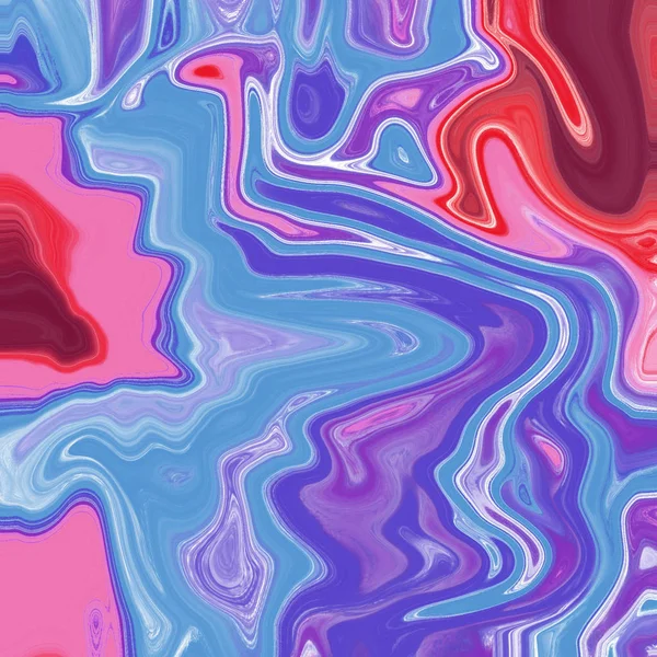 Liquid abstract background with oil painting streaks — Stock Photo, Image