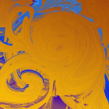 Yağlı boya çizgileri olan sıvı soyut arkaplan