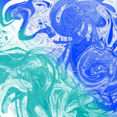 Yağlı boya çizgileri olan sıvı soyut arkaplan