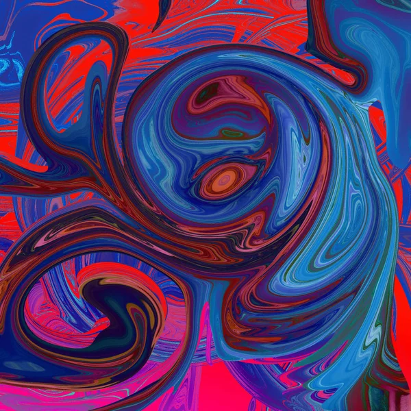 Fondo abstracto líquido con rayas de pintura al óleo — Foto de Stock