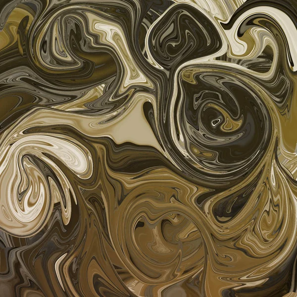 Liquid abstract background with oil painting streaks — Stock Photo, Image