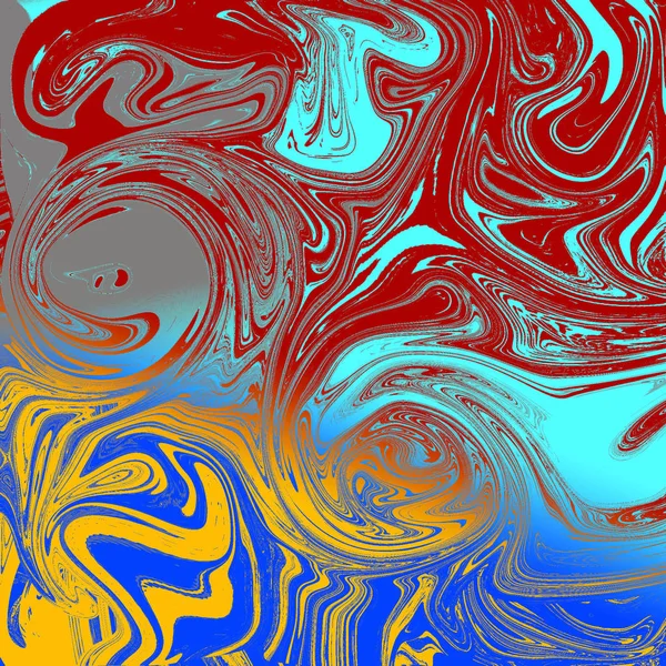 Liquid abstract background with oil painting streaks — Stock Photo, Image