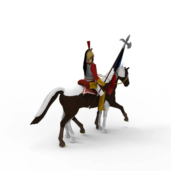 3d rendering of horse created by using a blender tool — Stock Photo, Image