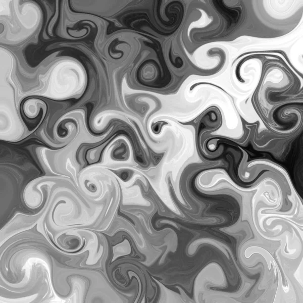 Liquid abstract background with oil painting streaks — Stock Photo, Image