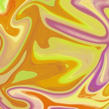 Yağlı boya çizgileri olan sıvı soyut arkaplan