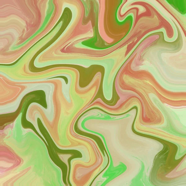 Liquid abstract background with oil painting streaks — Stock Photo, Image