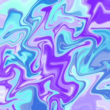 Yağlı boya çizgileri olan sıvı soyut arkaplan