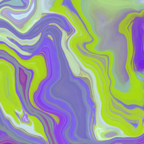 Жидкий абстрактный фон с полосами масляной живописи — стоковое фото