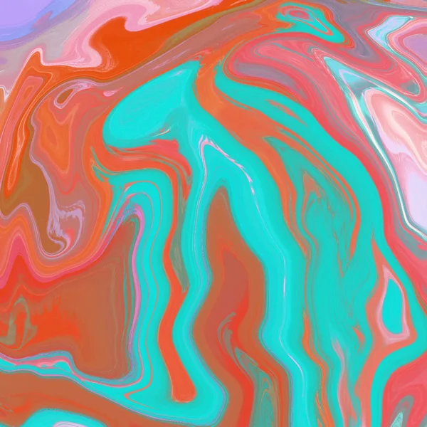 Liquid abstract background with oil painting streaks — Stock Photo, Image