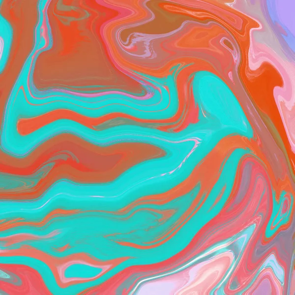 Liquid abstract background with oil painting streaks — Stock Photo, Image