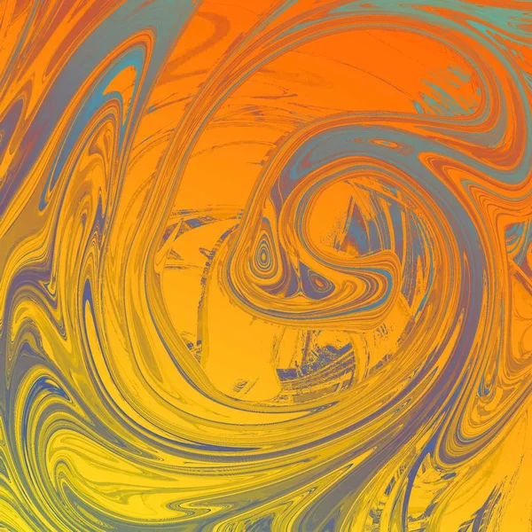 Liquid abstract background with oil painting streaks — Stock Photo, Image