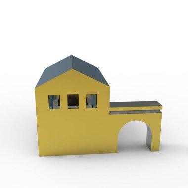 ev alanı işleme sonuçları blender uygulamasından 3D tasarım