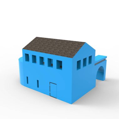 ev alanı işleme sonuçları blender uygulamasından 3D tasarım