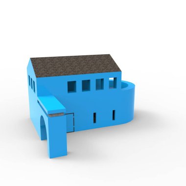 ev alanı işleme sonuçları blender uygulamasından 3D tasarım