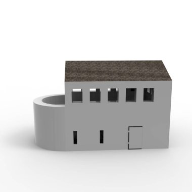ev alanı işleme sonuçları blender uygulamasından 3D tasarım