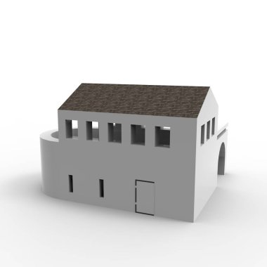 ev alanı işleme sonuçları blender uygulamasından 3D tasarım