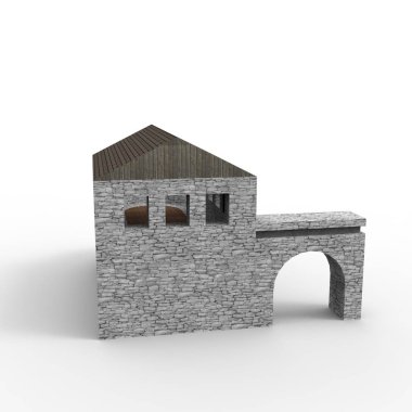 ev alanı işleme sonuçları blender uygulamasından 3D tasarım