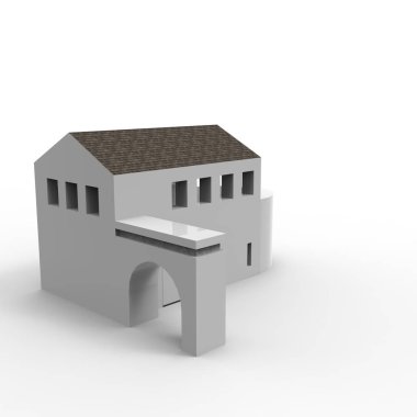 ev alanı işleme sonuçları blender uygulamasından 3D tasarım