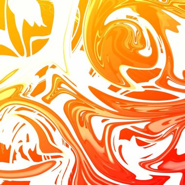 Yağlı boya çizgileri olan sıvı soyut arkaplan