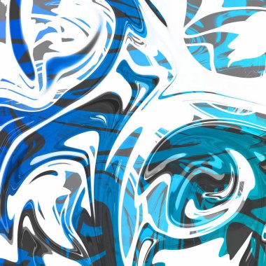 Yağlı boya çizgileri olan sıvı soyut arkaplan