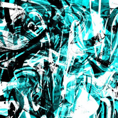 Yağlı boya çizgileri olan sıvı soyut arkaplan