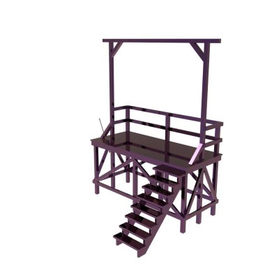 ev alanı işleme sonuçları blender uygulamasından 3D tasarım