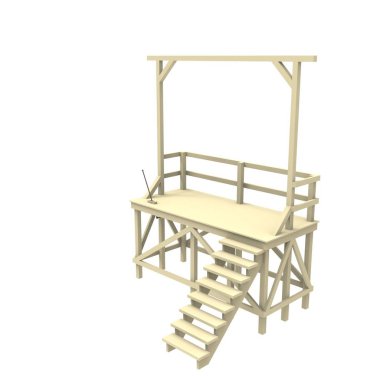 ev alanı işleme sonuçları blender uygulamasından 3D tasarım