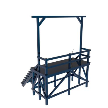 ev alanı işleme sonuçları blender uygulamasından 3D tasarım