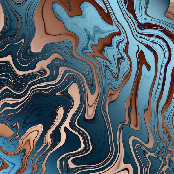 Yağlı boya çizgileri olan sıvı soyut arkaplan