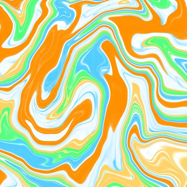 Liquid abstract background with oil painting streaks — Stock Photo, Image