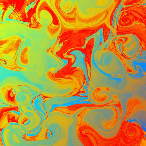 Liquido sfondo astratto con strisce pittura ad olio — Foto Stock