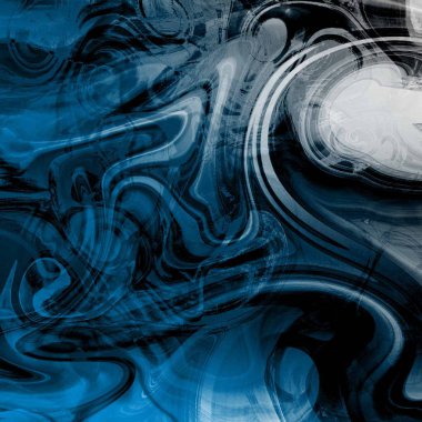 Yağlı boya çizgileri olan sıvı soyut arkaplan