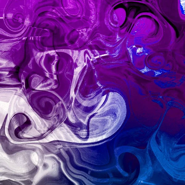 Liquid abstract background with oil painting streaks — Stock Photo, Image