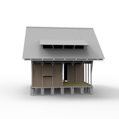 ev alanı işleme sonuçları blender uygulamasından 3D tasarım