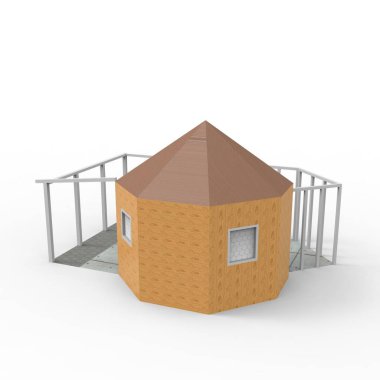 ev alanı işleme sonuçları blender uygulamasından 3D tasarım