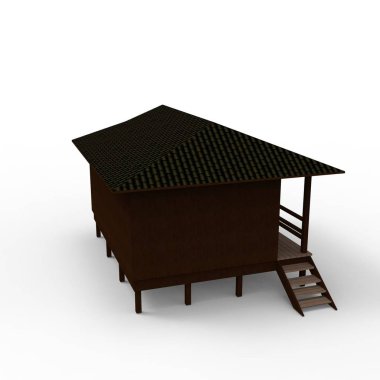 ev alanı işleme sonuçları blender uygulamasından 3D tasarım