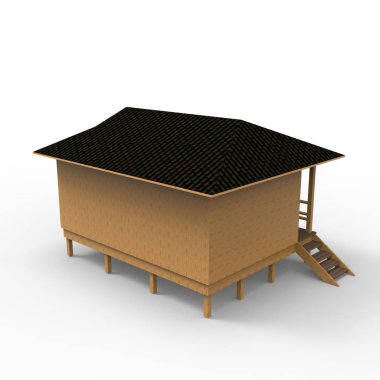 ev alanı işleme sonuçları blender uygulamasından 3D tasarım