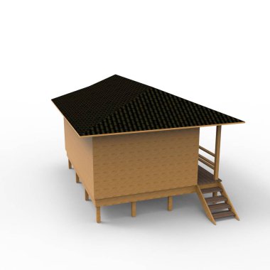 ev alanı işleme sonuçları blender uygulamasından 3D tasarım