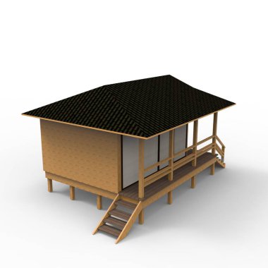 ev alanı işleme sonuçları blender uygulamasından 3D tasarım