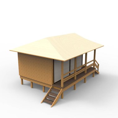 ev alanı işleme sonuçları blender uygulamasından 3D tasarım