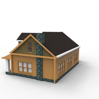 ev alanı işleme sonuçları blender uygulamasından 3D tasarım