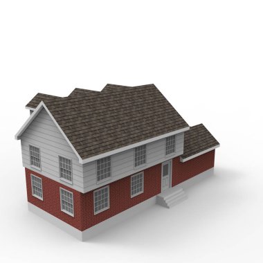 ev alanı işleme sonuçları blender uygulamasından 3D tasarım