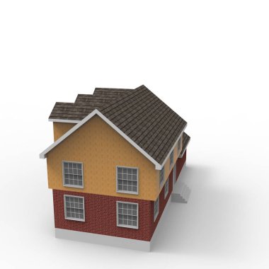 ev alanı işleme sonuçları blender uygulamasından 3D tasarım