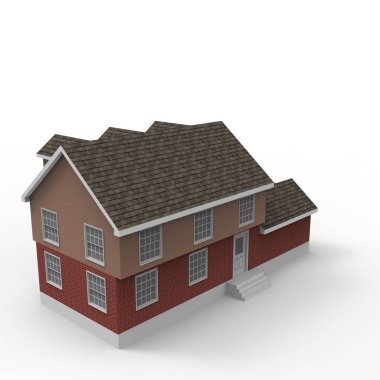 ev alanı işleme sonuçları blender uygulamasından 3D tasarım